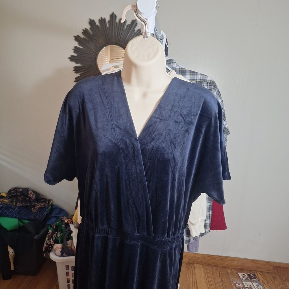 Anthropologie Midnight Blue Jumpsuit - Picture 3 of 8